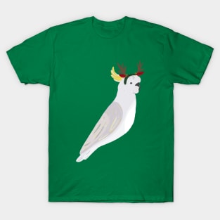 Christmas Australian Sulfur Crested Cockatoo Parrot T-Shirt